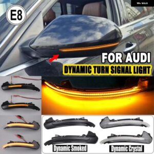 アウディ 2個 LED ダイナミックウィンカー ライト A6 C7 C7.5 RS6 S6 4G 2012-2018 サイド ウイング バックミラー ウインカー インジケーター