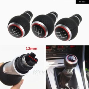 アウディ レッド ギア シフト ノブ シュコダ シート A4 B6 B7 B8 A6 S4 B8 8K A5 8T Q5 8R フォルクスワーゲン VW パサート ゴルフ 12MM