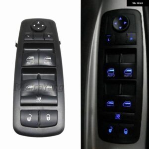 ジープ 車 2007-2012 ニトロジャーニーリバティフロント左電動マスターパワーウィンドウ スイッチ 制御 ボタン 4602533AF 68110866AA