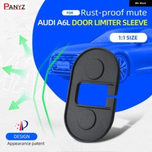 アウディ A6Lドアリミッター ABS カバードアロックバックルカバー モデルシリコンドアアレスターパッド アクセサリー