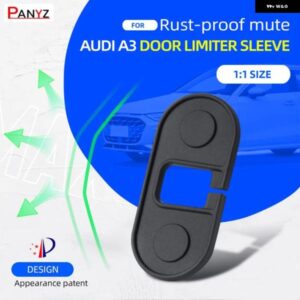 アウディ A3ドアリミッター ABS カバードアロックバックルカバー モデルシリコンドアアレスターパッド アクセサリー