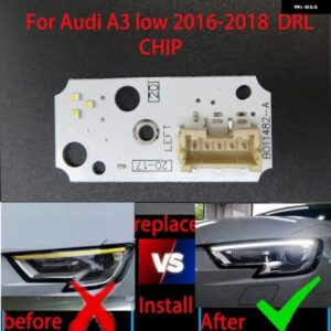 アウディ A3 S3 2016-2019 車ヘルニア低 ヘッドライト DRL チップ バラスト チップ回路基板光源ボード白色光マイクロチップ