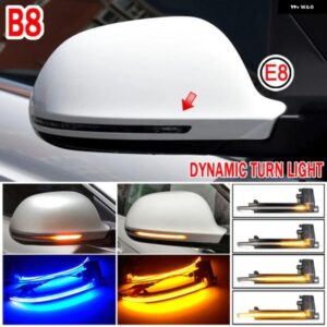 アウディ ダイナミックウインカーミラー ライト LED ウィンカーサイド インジケーター A3 8P B8.5 A4 A5 B8 Q3 A6 C6 4F S6 S4 S5 S6 A8 D3 8K S8