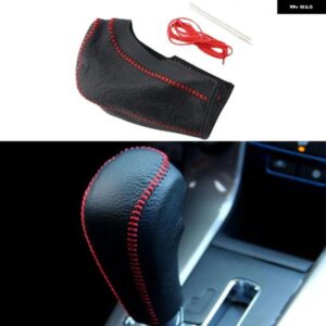 シボレー スタイリング クルーズ 2009-2014 本革 ギア シフト ノブカバー 自動 AT トランス ミッション カーアクセサリー