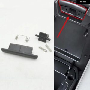 シボレー 5ピース カーセンター アームレスト バックルスナップ中央 コンソール ボックス カバー ロックラッチクリップ クルーズ 2009-20