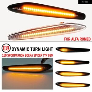アルファロメオ 159 スポーツワゴン ボエラ スパイダー 939 LED シーケンシャル ランプ ダイナミック ウインカー インジケーター サイド マーカー ターン シ