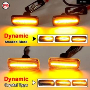 ジープ 2個 ダイナミック LED ウィンカーサイド マーカーライト リピーターランプ コンパスコマンダー クライスラー 200 300 ダッジ アベンジャーランチア
