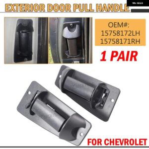シボレー シルバラード 1500 2500 3500 GMC シエラ 1500 2500 1999-2007ドアハンドル フロントリア 左右カーア