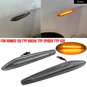 アルファロメオ ボエラ TYP 939 2005-2012 LED ダイナミック ターン シグナル ライト サイド マーカー ウインカー インジケーター シーケンシャル ランプ