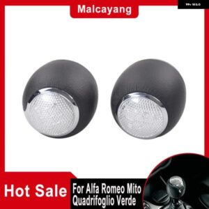 アルファロメオ 5/6スピード カーアクセサリー ギア シフト ノブレバーヘッド 147 166 3.2 V6 MITO 2008-2016