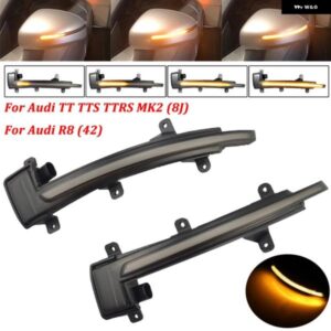 アウディ ダイナミックウインカー TT MK2 8J TTS R8 2007-2014 LED ウィンカーサイドミラー ライトアロー TTRS MK2 8J 2010-2014