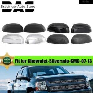 シボレー 1ペア シルバラード 1500 GMC ユーコン 2007-2013 バックミラー カバー サイド ウイング ミラー キャップカーアクセ