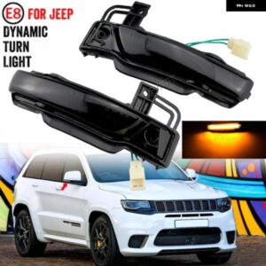 ジープ リアミラー インジケーター ウインカーランプ ライト グランド チェロキー WK2 2011-2020 車 LED ダイナミックウィンカー サイドミラー ライト