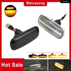 アウディ 2個 LED ダイナミックウィンカー ライト A8 D2 4D A2 8Z A3 S3 8L A4 B5 A6 C5 4B TT 8N サイドマーカー流水ウインカー