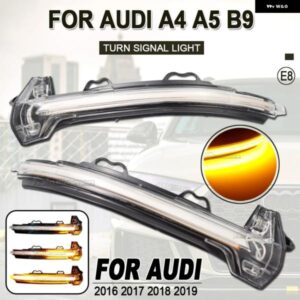 アウディ 2個 A4 A5 B9 S4 S5 RS5 2017-20 ダイナミックウインカー LED ウィンカー点滅サイドミラー ライト インジケーター フラッシャー