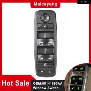 ジープ カー インテリア アクセサリー チェロキー 2014-16 フロント左電動パワーウィンドウスイッチ 68141890AA