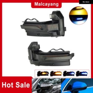 アウディ Q2 2018-2020 Q3 2019-2020 ウィンカーライト バックミラー インジケーター シーケンティア LED点滅ランプダイナミックウインカー