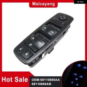 ジープ パワーウィンドウ コントロール スイッチレギュレータ ボタン 68110866AA 68110866AB 高性能 クライスラー ダッジ リバティ