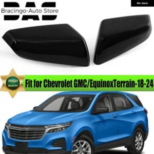 シボレー 1ペア エクイノックス GMC モールド 2018-2024 バックミラー カバー ハウジング サイド ウイング ミラー キャップカーア