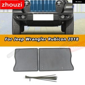 ジープ ラングラー ルビコン 2018 レーシング グリル 車防虫ネットウォータータンク ネットカバー パネル 装飾アクセサリー