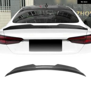アウディ PSM スタイル リア トランク リッド スポイラー ウィング A5 F5 4ドア スポーツバック 2017-2024 カーボンルック/グロスブラック