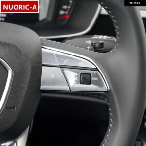 アルミ 合金 ステアリングホイール ボタン スパンコール 装飾 カバー トリム アウディ A5 A3 Q3 Q5 2019-2021カー スタイリング インテリア