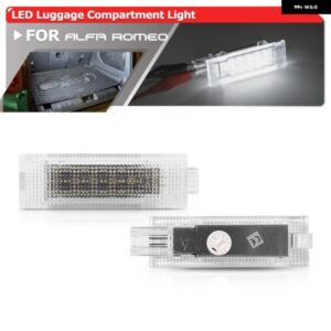 LED トランク カーゴブートライト グローブ ボックス ウェルカムドアカーテシーライト アルファロメオ MITO GUILIA GIULIETTA 147 149 OEM: 50903631