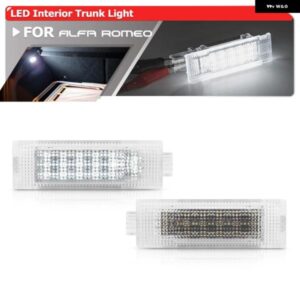 2X LED ドアカーテシー インテリア トランク キャリア グローブ ボックス ライト アルファロメオ ジュリア 952 ジュリエッタ 940 147 159 MITO