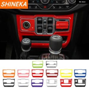 インテリア モールディング JEEP WRANGLER JL 2018+ ウィンドウ コントロール パネル デコレーション ステッカー インテリア アクセサリー JEEP JL