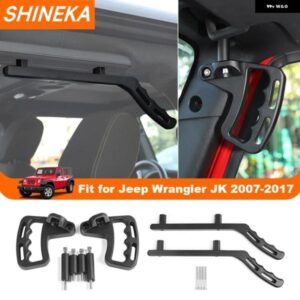 アルミ 合金 製 フロントリア ハードトップグラブハンドル JEEP WRANGLER JK 2007 - 11-2017 内装 アームレスト アクセサリー