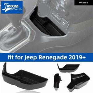 ジープ カーギアフロントサイド収納ボックスオーガナイザーレネゲード 2019-24 アップインテリア