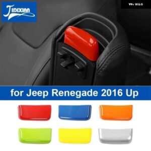 ジープ 車内アーム レスト ボックススイッチ装飾カバー レネゲード 2016-24 アップ