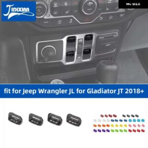 ジープ ラングラー JL グラディエーター JT 2018-24 アップ窓コントロールボタン 装飾カバー