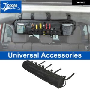ジープ 収納カーシート バックロールバーツール収納袋ラングラー TJ JK JL スズキ ジムニー フォード ブロンコ