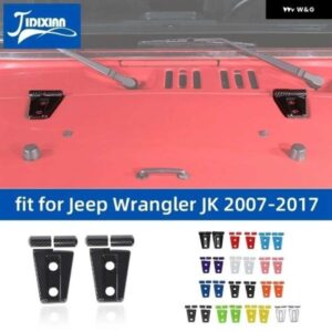 ジープ ラングラー JK 2007-17 エンジン フードヒンジ装飾カバー