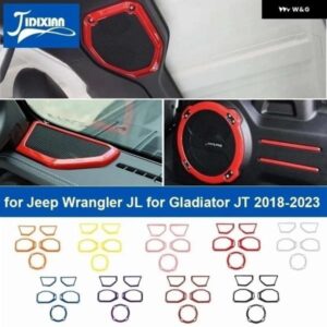 ジープ 車 A ピラー ルーフトランク スピーカー 装飾カバー ラングラー JL 2018-23 インナー