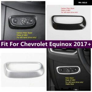 シボレー フロント ヘッドライト ランプ スイッチ ボタン コントロール 装飾 パネル カバー トリム エクイノックス 2017 - 2023