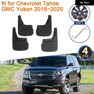 シボレー タホ GMC ユーコン 2015-20 マッドガード フロントリアホイールフェンダー フレア マッドフラップ スプラッシュ