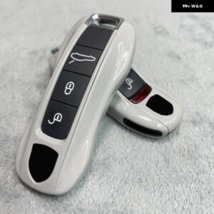 キーケース サブグレー カバー シェル ポルシェ 718 911 パナメーラ カイエン マカン ボクスター ケイマン リモコン FOB 交換アクセサリー