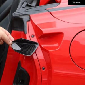 シボレー コルベット C7 2014-2019 ABS カーボンドア外側ハンドルボウルカバー 装飾 ステッカー 外装アクセサリー