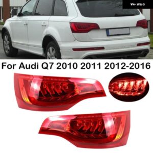 アウディ Q7 2010-16 LED テールライト アセンブリテールランプリア ストップブレーキ ランプ 4L0945093F 4L0945094F