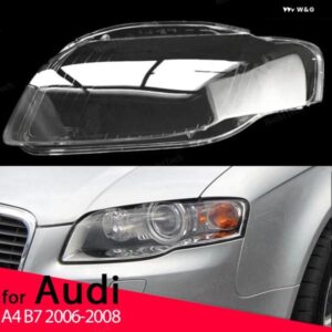 アウディ ヘッドライト クリア ヘッドライト レンズ ヘッドランプ ハウジング カバー レンズ 光 A4 B7 2006 2007 2008