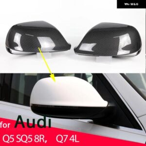 アウディ サイドドアバック ミラー サイド ミラー カバー キャップ部品 スタイリング Q5 SQ5 08-17 8R Q7 4L 10-15 交換