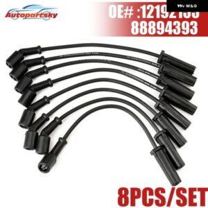 シボレー 8 X スパークプラグ ワイヤーセット 7MM 9748HH キャデラック 用 用 GM ハマー用 12192133 7874 8889