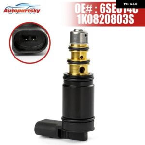 アウディ 6SEU14C 7SEU16C 1K0820803S 1K0820803F AC コンプレッサー 制御 電磁弁 A3 8PA 8P1 VW EOS ジェッタシートアルテア