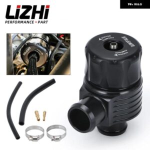 アウディ 汎用 1.8T ターボダイバーターダンプ 25MM ブローオフバルブ アルミ A3 S3 A4 A6 A8 S4 TT 1.8 20V ターボ 5742BK