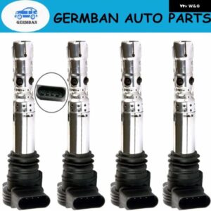 アウディ 4個 06F905115F 点火 コイル VW ビートル ゴルフ ジェッタ パサート A4 TT 1.8L C1394 UF411 UF437 UF580 07K905715D 07K905715E