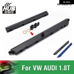 アウディ ハブスポーツ - 高フロー燃料レールキット VW MK4 ゴルフ ジェッタ ビートル A4 GTI GLI 1.8T ビレット CNC インテーク燃料レールキット HU-VW20YG