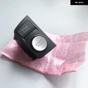 アウディ 4F1905217E クロームスタートストップ エンジン ボタン スイッチ A6 C6 S6 RS6 2009 2010 2011 4F1 905 217E