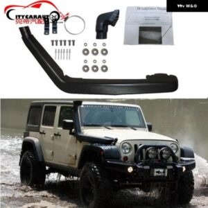 ジープ 2007-2011 自動エアフロー パイプ シュノーケル ラングラー JKシリーズ 3.8L V6 エアラムインテークシュノーケルキット ブラック